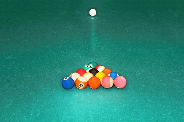 Billiards balls — Stock Photo, Image