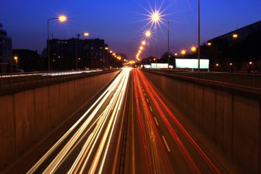 gece trafik