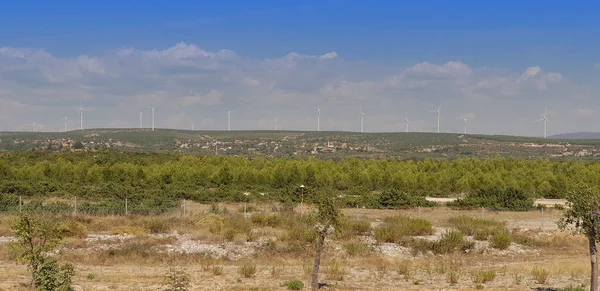Turbinas Eólicas Parque Eólico Parque Eólico — Fotografia de Stock