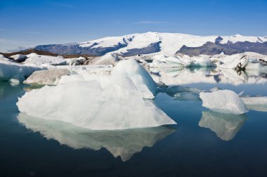 Icebergs, Joekulsarlon, Iceland clipart