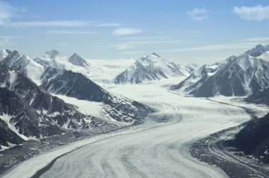 Glacier, St Elias Range, Canada clipart