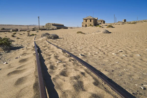 Fantôme ville minière de diamants Kolmanskop — Photo