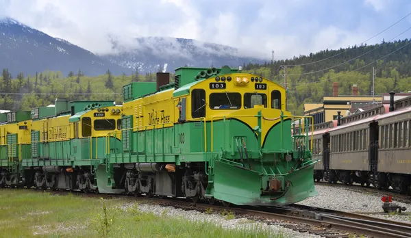 White pass & yukon railway, skagway, alaska — Stockfoto