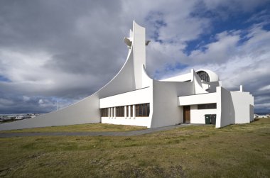Church at Stykkisholmur, Iceland clipart
