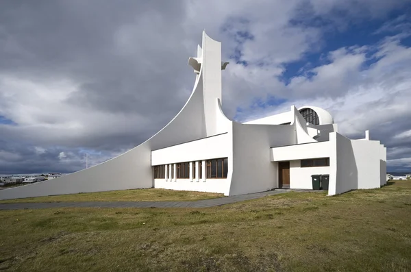 Kyrkan på stykkisholmur, Island — Stockfoto