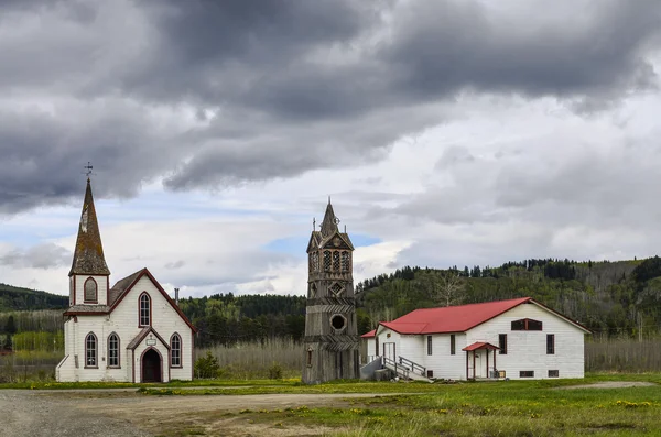 Kościół Świętego Pawła, kitwanga, british columbia, Kanada — Zdjęcie stockowe