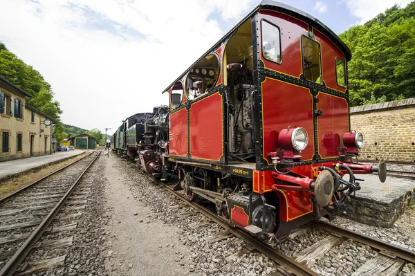 Velhas locomotivas a vapor — Fotografia de Stock