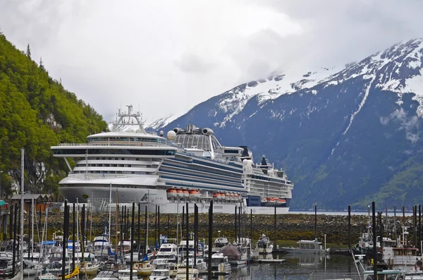 Skagway, sétahajó Stock Kép