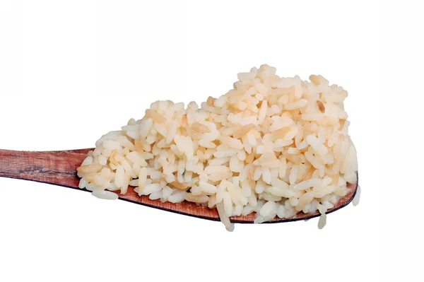 Spoon of rice — Stock Photo, Image