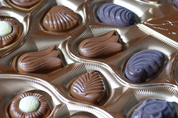 Doos chocolade — Stockfoto