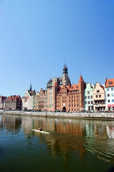 Puerto viejo en Gdansk - la ciudad libre de Gdansk - 2009 Danzig, Polonia —  Fotos de Stock