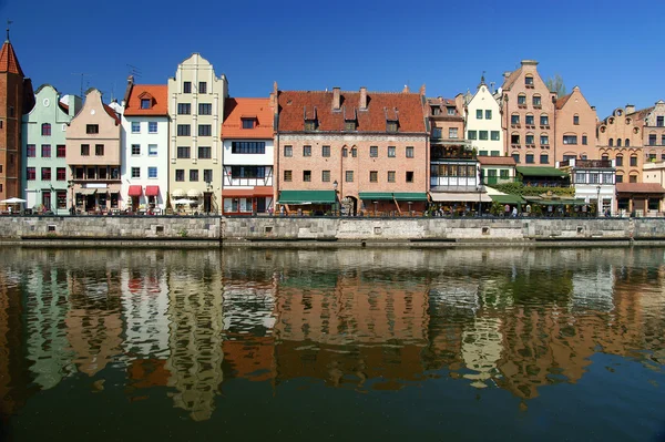 Old port in Gdansk - the free city of Gdansk - 2009 Danzig, Poland — Stock Photo, Image