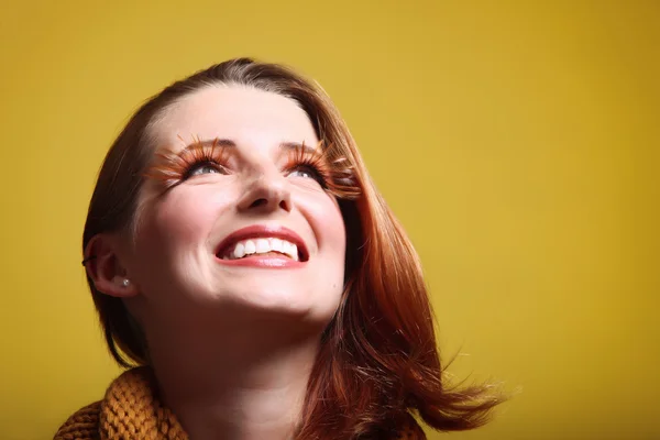 Hermosa mujer sonriente — Foto de Stock