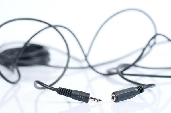 Cable de audio, mini jack — Foto de Stock