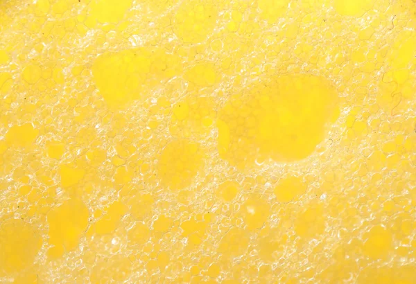 Skum smidig konsistens, gul svamp — Stockfoto