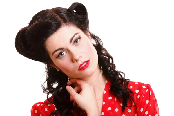 Pin-up ragazza stile americano donna retrò — Foto Stock