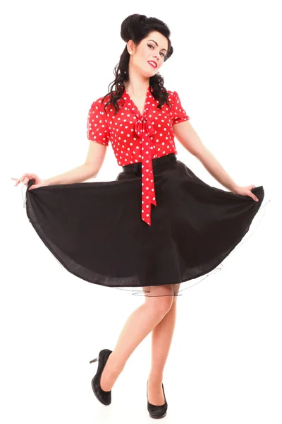 Pin-up girl Amerikaanse stijl retro vrouw — Stockfoto