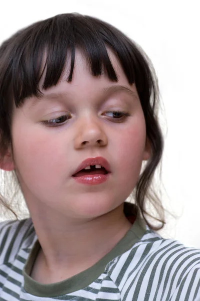 Portrait of little girl — Stock Photo, Image