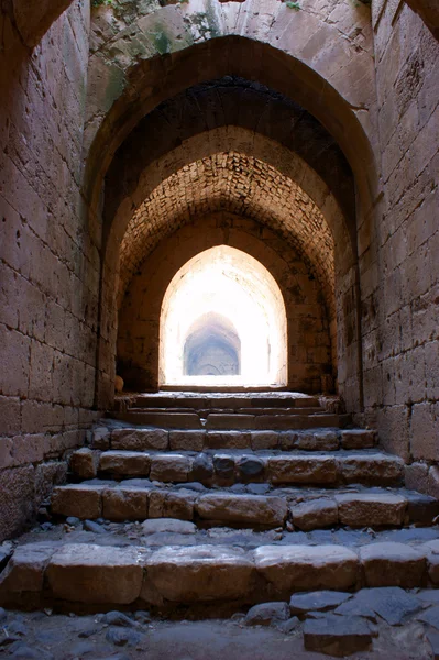 Krak des chevaliers, crusaders fästning, Syrien — Stockfoto