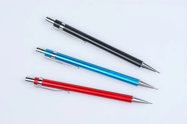 Black, red, blue pencil — Stock Photo, Image