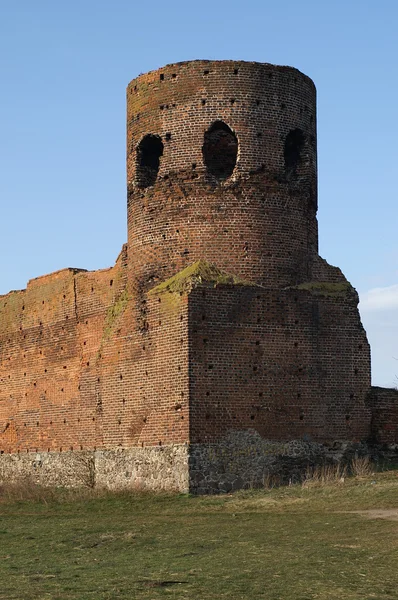 Vista sobre el castillo ruina — Foto de Stock