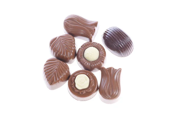 Chocolate pralines — Stock Photo, Image