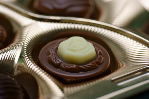 Chocolate pralines candy — Stock Photo, Image