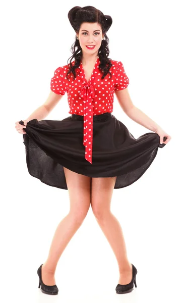 Pin-up menina estilo americano retro mulher — Fotografia de Stock