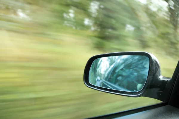 Car on the road wiht motion blur background Stock Photo