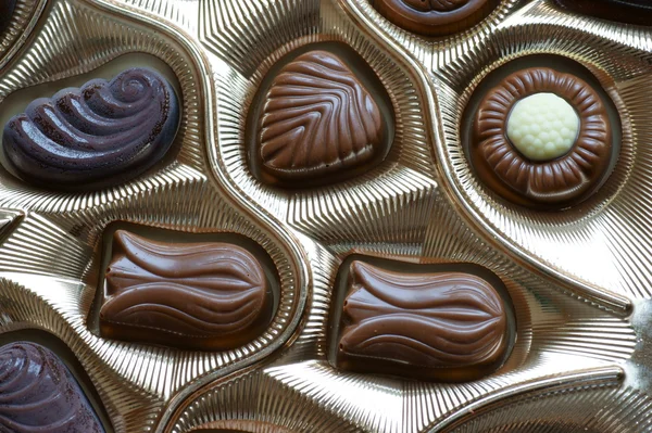 Praline al cioccolato caramelle — Foto Stock