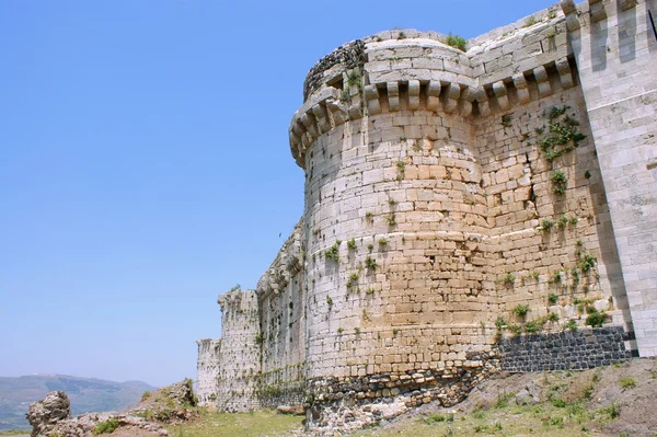 Крак де Шевалье, крепость крестоносцев, Сирия — стоковое фото
