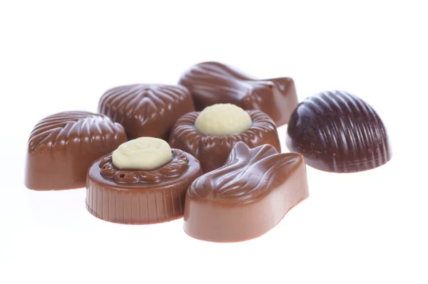 Chocolate pralines — Stock Photo, Image