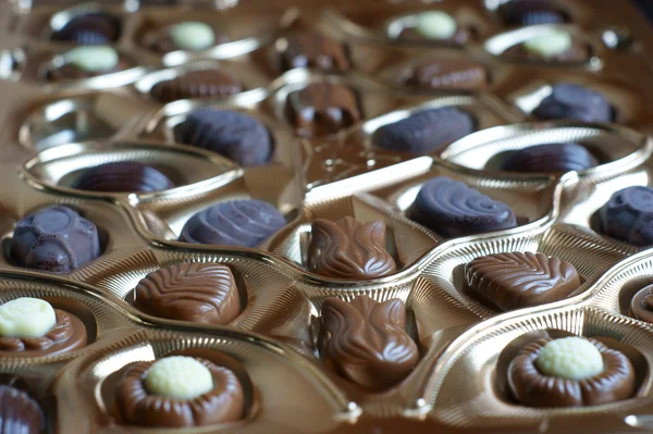 Chocolate pralines candy — Stock Photo, Image