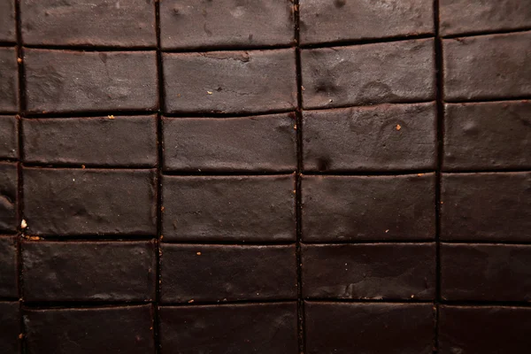 Chocolade taart eten achtergrond — Stockfoto