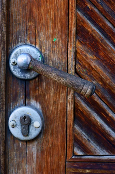 Régi ajtó knob — Stock Fotó