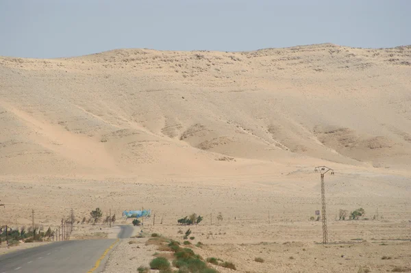 Desert road in the Syria — Stock Photo, Image