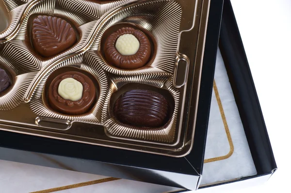 Chocolate pralines doces — Fotografia de Stock