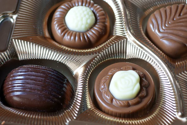 Cukroví čokoládové pralinky — Stock fotografie