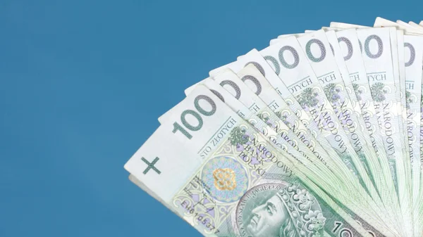 Money polish banknote — Stock Photo, Image