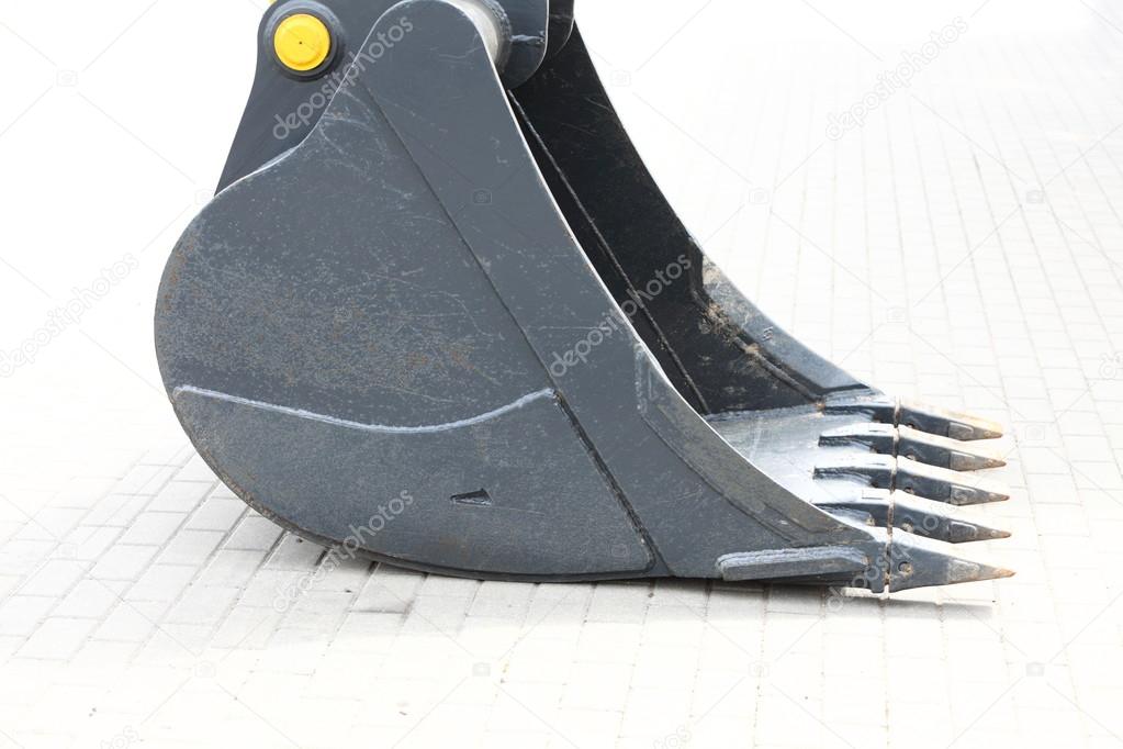 Digger excavator bulldozer shovel — Stock Photo © Voyagerix 25222101