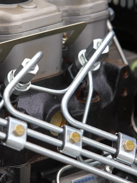 Детали дизельного двигателя — стоковое фото