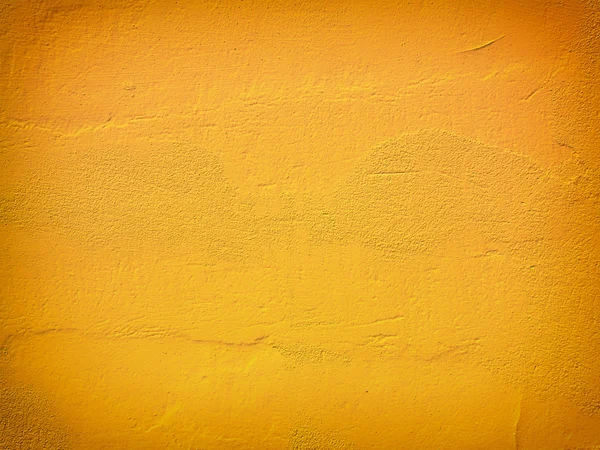 Yellow paint wall background or texture — Stock Photo, Image