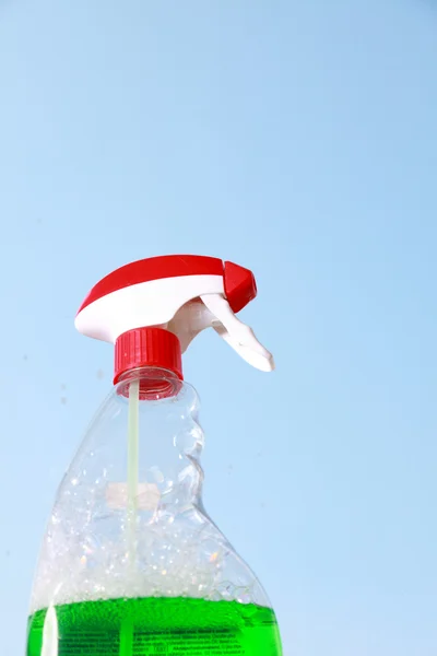 Spray bottle for windows cleaning — Stock Photo, Image