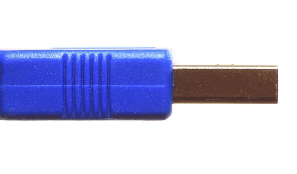 Καλώδιο USB μονωμένο σε λευκό — Φωτογραφία Αρχείου