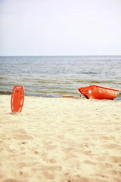 Équipement de sauvetage de plage de sauveteur — Photo