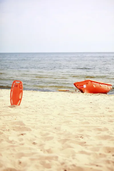 Sprzęt plażowy w ratowanie ratownik — Zdjęcie stockowe