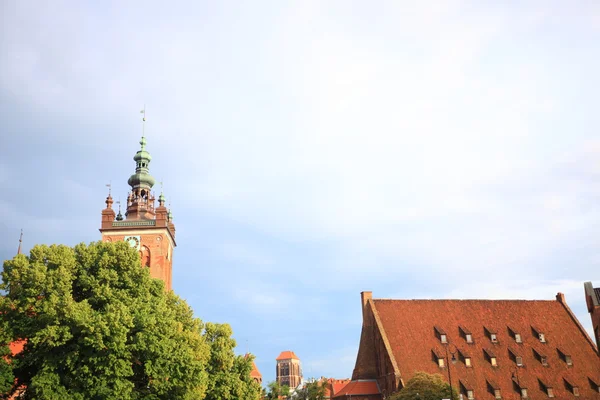 St Katarina kyrka i gdansk, Polen — Stockfoto