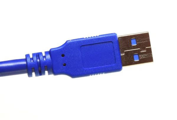 USB-kabel isolerad på vit — Stockfoto