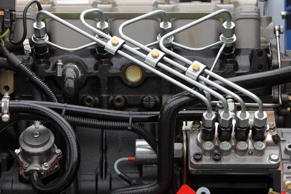 Diesel engine detail — Stock Photo, Image