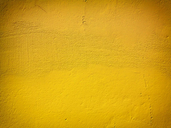 Yellow paint wall background or texture — Stock Photo, Image